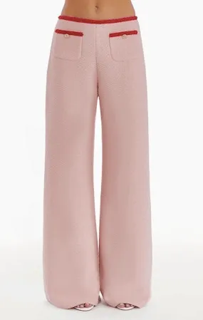 Amanda Uprichard Windsor Pants in Light Pink
