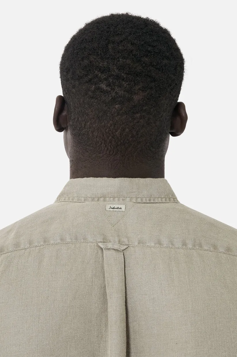 Industrie The Trinidad Linen Long-Sleeve Shirt - Porcini